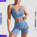 Seamless Women's Yoga Set with High-Waisted Leggings